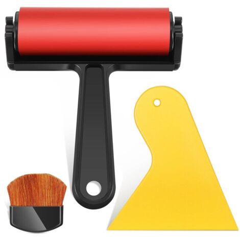 Kit di accessori per la pittura con diamanti 5D da 3 pezzi: rullo, strumenti per l'applicazione e pennello per adulti, per applicare e riparare le opere d'arte.