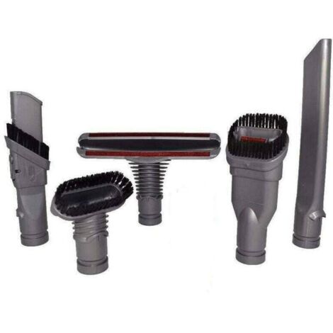 Kit di accessori per spazzole Set di 5 ugelli per aspirapolvere con adattatore Accessori per utensili per aspirapolvere per V6