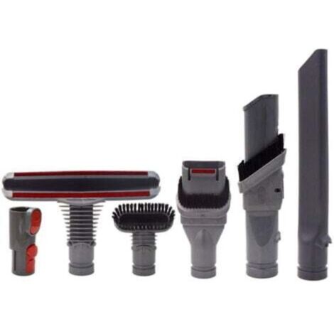 Kit di accessori per spazzole Set di 6 ugelli per aspirapolvere con adattatore Set di accessori Strumenti per aspirapolvere per V7 V8 V10 DC35 DC45 DC58