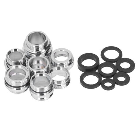 Kit di adattatori per rubinetto da 7 pezzi, connettore maschio e femmina in ottone per tubo da giardino, lavello da cucina, filtro dell'acqua, tubo standard