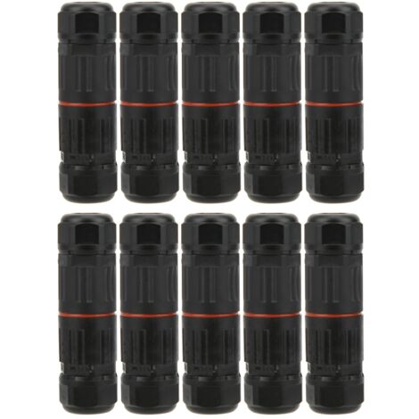 Kit di assortimento di terminali elettrici IP68 con connettori impermeabili da 10 pezzi per lampioni