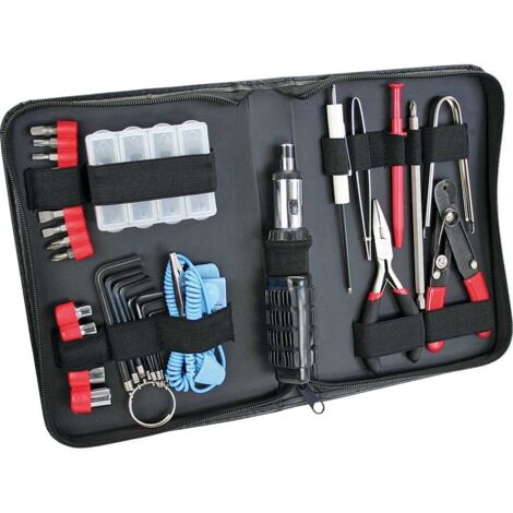 Kit di attrezzi elettronici 34 pezzi con custodia pratica