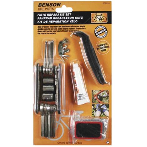 Kit di attrezzi multiuso per la riparazione di biciclette