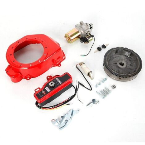 GOJOY Kit di avviamento elettrico per motore, interruttore a chiave per Honda GX160 5,5 PS GX200