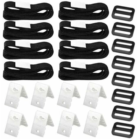 Kit di avvolgicavo per copertura piscina Braccialetto Rullo di fissaggio per copertura piscina Kit di cinghie per piscina interrata universale