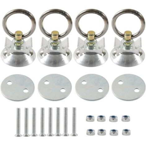 Kit di bulloni di ancoraggio, sistema di fissaggio a L, kit di fissaggio per binari