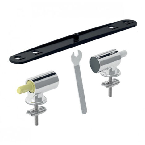 Kit di cerniere meccaniche a scomparsa QuickRelease per sedile WC Geberit