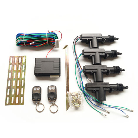 Kit di chiusura centralizzata GM con 2 telecomandi e motori.