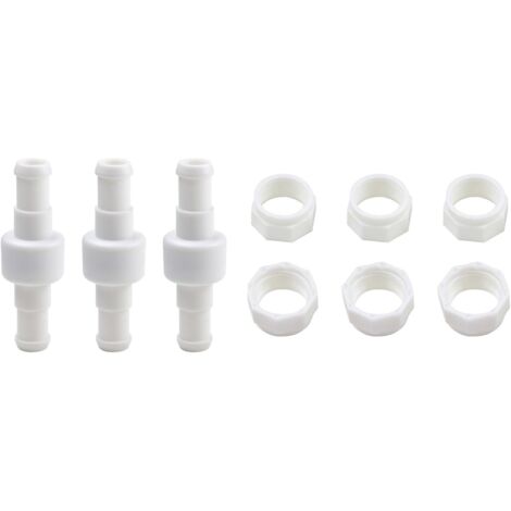 Kit di collegamento di ricambio per pulitore per piscine D20 e D15 Dado per tubo compatibile con le parti dell'aspirapolvere per piscina serie 280 380 180