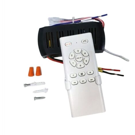 Kit di controllo remoto per ventilatore da soffitto con conversione di frequenza, ricevitore per telecomando ad alta tensione, 6 velocità