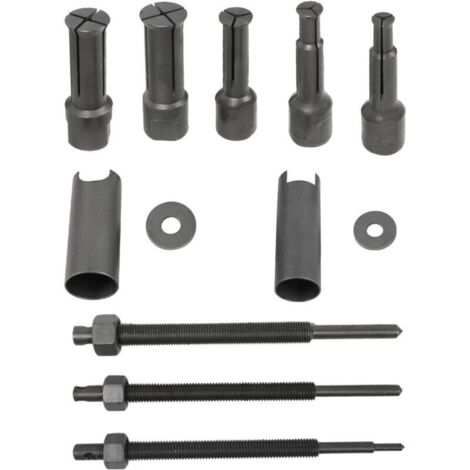 Kit di estrazione per cuscinetti interni per motociclette, set di strumenti per l'estrazione di cuscinetti interni con 5 misure di clip aperte (9-23 mm).