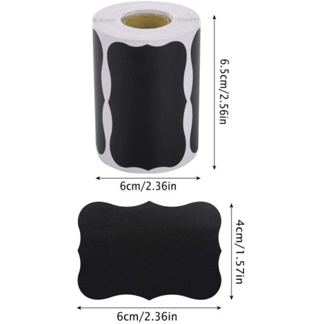 Kit di etichette autoadesive riutilizzabili da 360 pezzi per l'organizzazione della cucina, etichette rimovibili per lavagna per decorare il ripostiglio della cucina