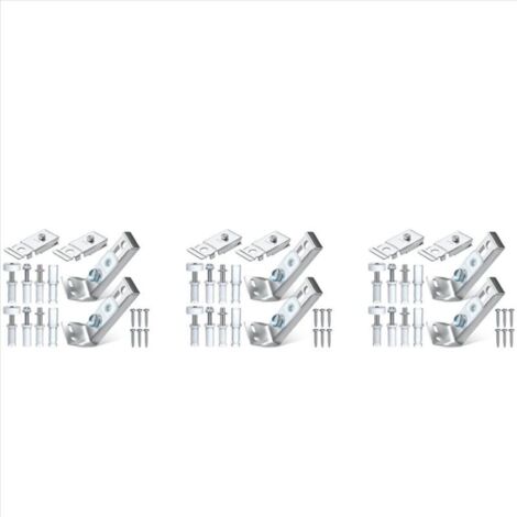 Kit di ferramenta per porte pieghevoli, set di ricambio da 6 pezzi per la riparazione di porte scorrevoli pieghevoli per armadi