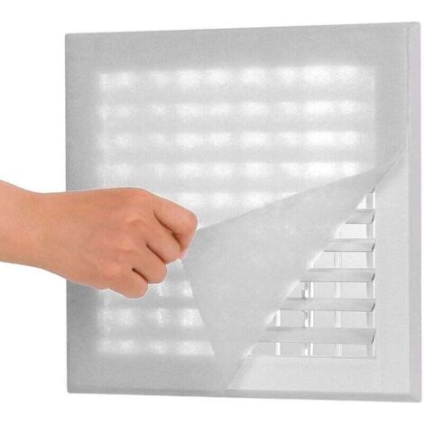 Kit di filtri di ventilazione per prese d'aria di riscaldamento e griglie di condizionamento. Filtro dell'aria elettrostatico in cotone.