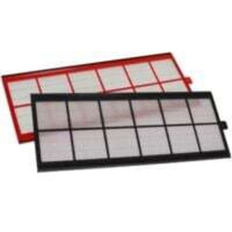 Kit di filtri per sistemi di ventilazione Zedna康福爱 350 e 550 – 2 pezzi, classe G4/F7, dimensioni 50 × 17 × 1 cm, colore rosso/nero