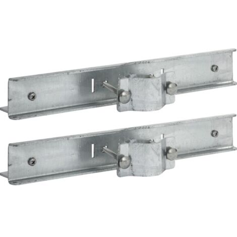 Kit di fissaggio a palo per quadri in Acciaio Bocchiotti B04583