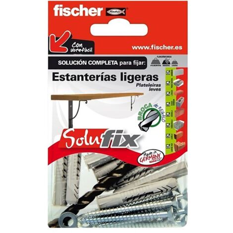Kit di fissaggio per mensola leggera Solufix