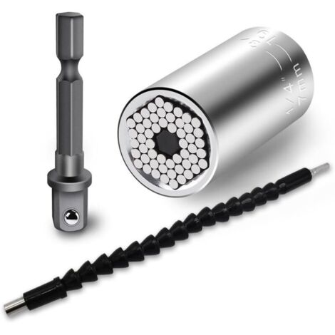 Kit di fissaggio per punte da trapano multiutensile rotante - Set da 11