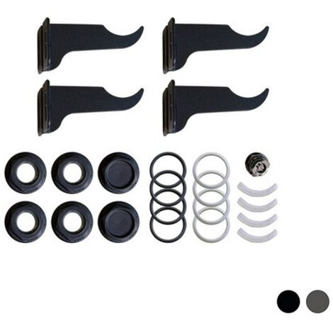 KIT DI FISSAGGIO PER RADIATORI COLORATI 1/2 Slate Grey