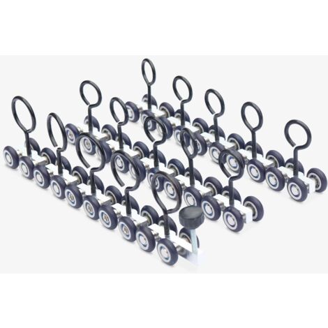 ALICE'S GARDEN Kit di fissaggio per tetto 15 anelli compatibile con condate e murum