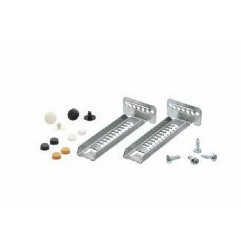 Kit Di Montaggio Frontale Per Lavastoviglie - 1 Set Con Viti - Compatibile Con Bosch, Siemens, Neff - Staffe In Metallo Per Incasso Totale - 3