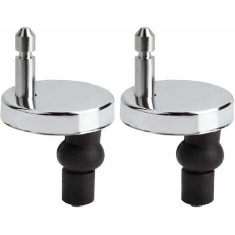Kit di fissaggio universale per sedili WC - Compatibile con la maggior parte dei sedili WC standard con sistema di abbassamento automatico - Facile da installare