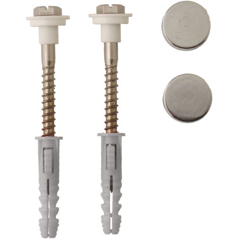 Kit di fissaggio WC/bidet testa esagonale TH sfaccettata - Ø8x40mm FS600 Lunghezza 70 mm