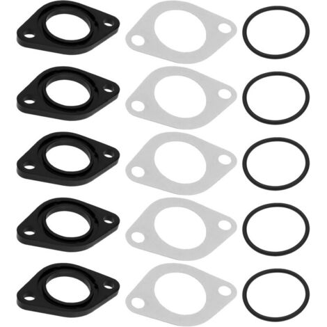 Kit di guarnizioni per collettore di aspirazione del carburatore da motocross da 26 mm, composto da 5 pezzi, compatibile con pit bike da 110 cc e 125 cc.