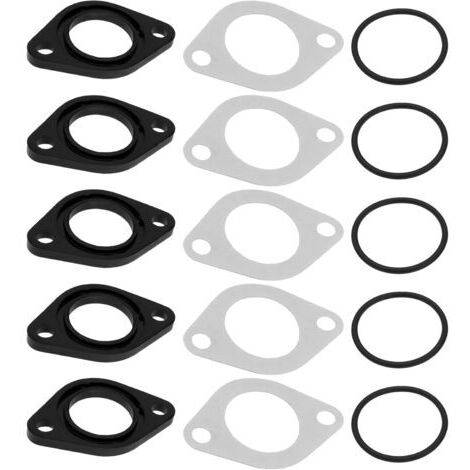 Kit di guarnizioni per collettore di aspirazione del carburatore da motocross da 26 mm, composto da 5 pezzi, compatibile con pit bike da 110 cc e 125 cc.
