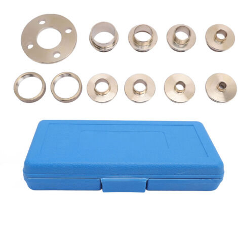 Kit di guida per modelli di fresatrice da 11 pezzi Kit di boccole in ottone con custodia per il trasporto per la riparazione della lavorazione del legno