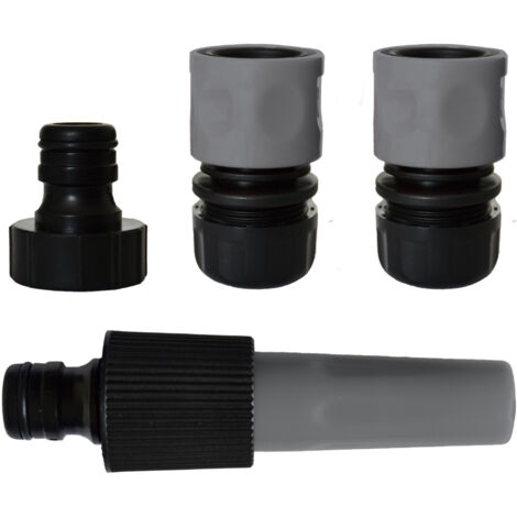 Kit di lance per irrigazione con raccordi da 19 mm e attacco per rubinetto 26x34