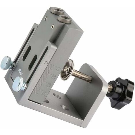 Kit di maschere per fori tascabili portatili per la lavorazione del legno, kit di maschere per perforazione