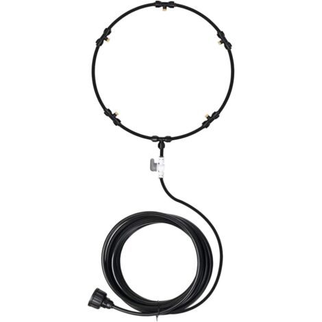 Kit di nebulizzazione ad anello di raffreddamento per ventilatore da patio 8M Sistema di nebulizzazione fai da te per ventilatore