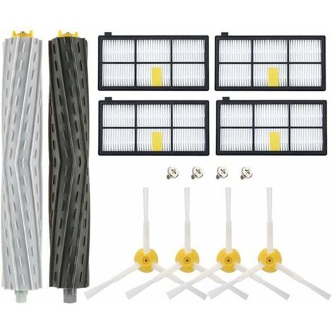 Kit di parti di ricambio per iRobot Roomba serie 800 e 900. Ricambi Roomba. Kit di accessori per Roomba serie 800, 850, 851, 860, 865, 866, 870, 890, 891, 896, 900, 960, 966, 980, ecc. .