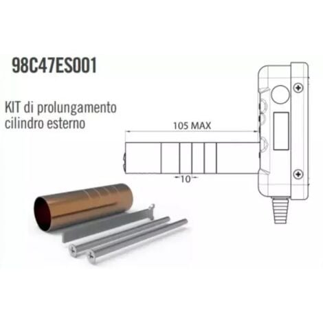 KIT DI PROLUNGA PER CILINDRO ESTERNO XDRIN MOTTURA