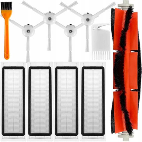 Kit di pulizia robotizzato con 4 filtri HEPA e 4 spazzole - Set C