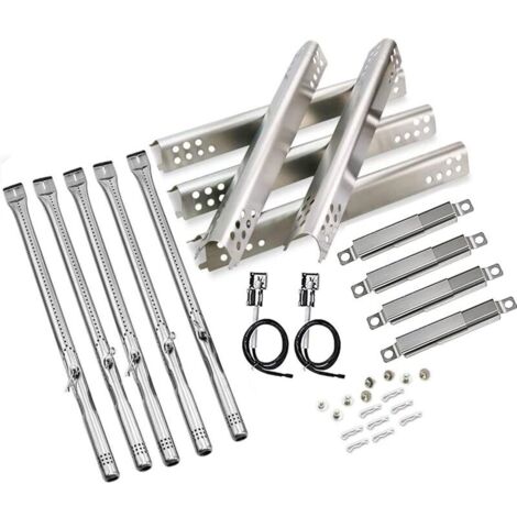 Kit di ricambio per barbecue Charbroil in acciaio inox a 4 e 5 fuochi (modelli 463347519 e 463342119)