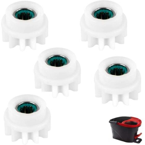Kit di ricambio per mocio rotante KZQ da 5 pezzi, compatibile con mocio rotante - Facile da montare