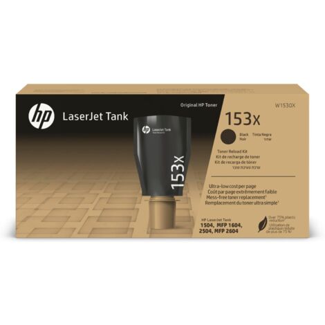 Kit di Ricambio Toner Nero Originale HP 153X ad Alta Capacit� (XL) per LaserJet Tank (W1530X)