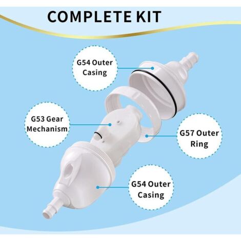 Kit di ricambio valvola di emergenza CSPARCV G52 per pulitori per piscine Polaris 180, 280, 380, 480, 3900 - Corpo rinforzato per una maggiore durata rispetto allo Zodiac G52