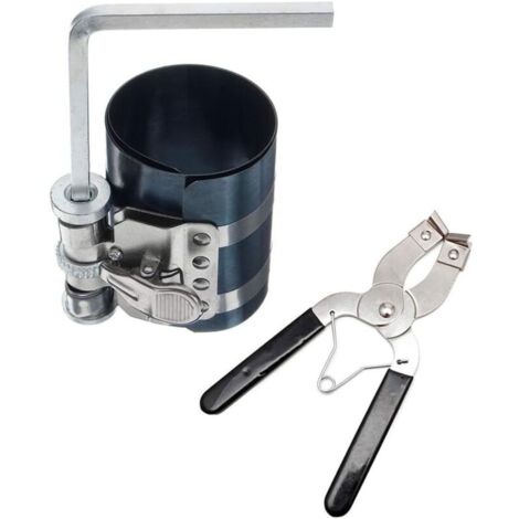 Kit di rimozione e installazione di fasce elastiche per motori di automobili, strumento per compressore e morsetto regolabile per l'installazione di pistoni