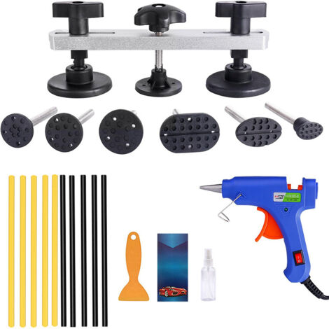 Kit di riparazione ammaccature per carrozzeria, strumento per la rimozione delle ammaccature, kit di riparazione ammaccature senza vernice per auto