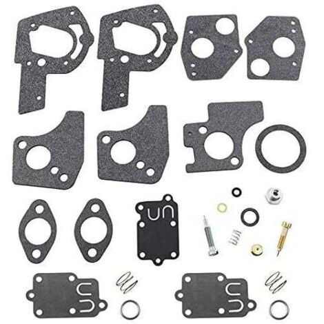 Kit di riparazione carburatore - Membrane - Guarnizione per motori Briggs & Stratton da 3 a 5 CV 495606 494624 135292 135232 135212 270026 272538 272538S 272637