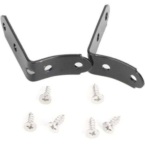 Kit di riparazione cerniere, kit di riparazione supporto cerniera in ferro per coperchio vano portaoggetti per A4 S4 B6 B7 Nero