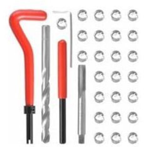 Kit di riparazione filettature tipo Helicoil KZQ M8 x 1,25 mm (30 pezzi)