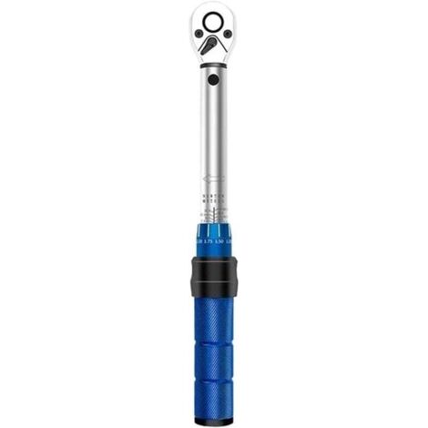 Kit di riparazione per biciclette, chiave dinamometrica di precisione a doppia scala, attacco da 1/4'', 2-24 Nm, chiave a bussola per bicicletta, attrezzo per riparazione a cricchetto per motociclette