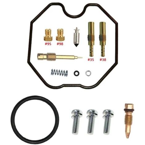 Kit di riparazione per carburatore - Compatibile con Honda Rebel 125 CA125 (1995-1999), parti di ricambio di alta precisione, kit completo con guarnizioni, membrane e diffusori-lsw