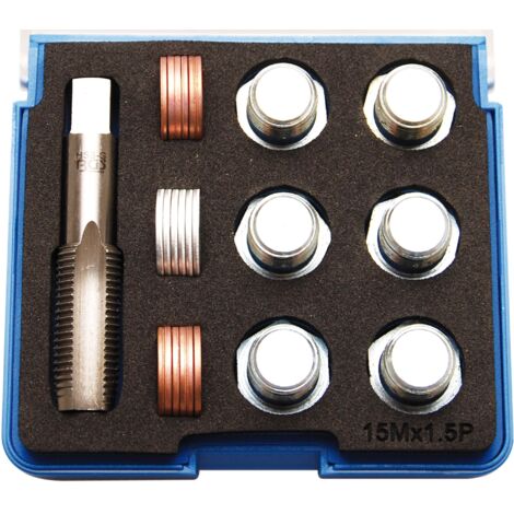 Kit di riparazione per filettatura scarico olio  M15 x 1,5 mm