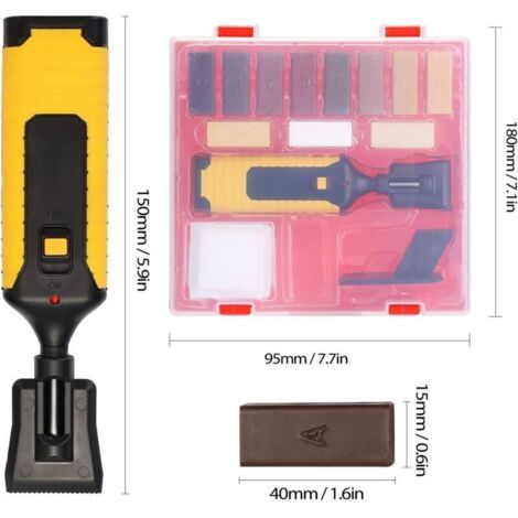 Kit di riparazione per laminati, set di strumenti per la riparazione di scheggiature e graffi su custodie resistenti.
