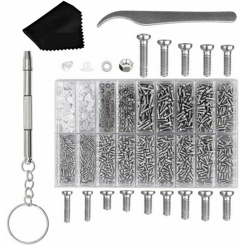 Kit di riparazione per occhiali, assortimento di